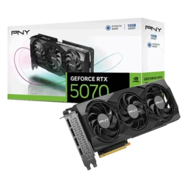 PNY GeForce RTX 5070 Triple Fan 12GB GDDR7 Graphic Card